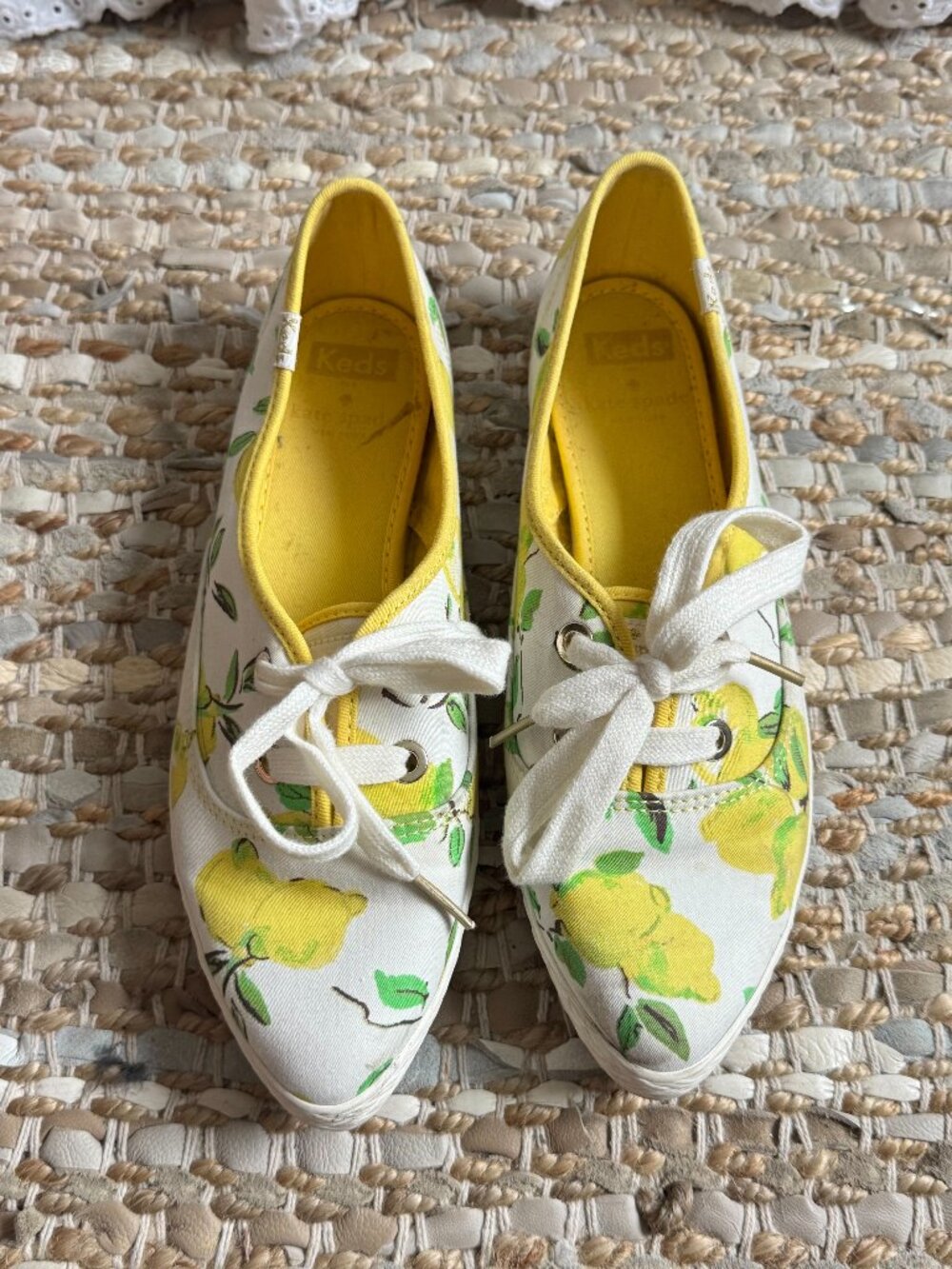 Keds x Kate Spade Lemon Pointed Toe Sneaker